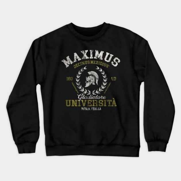 Maximus University Crewneck Sweatshirt by Alema Art